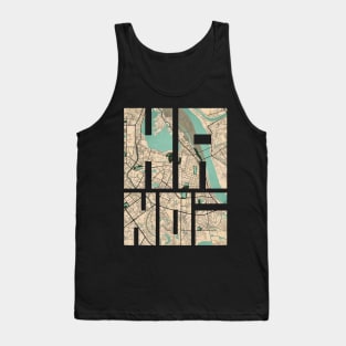 Hanoi, Vietnam City Map Typography - Vintage Tank Top